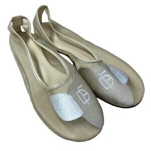 Dear Frances NWOB Balla Embroidered Ballet Flat Size 37 (US 7) Airy Mesh Italy